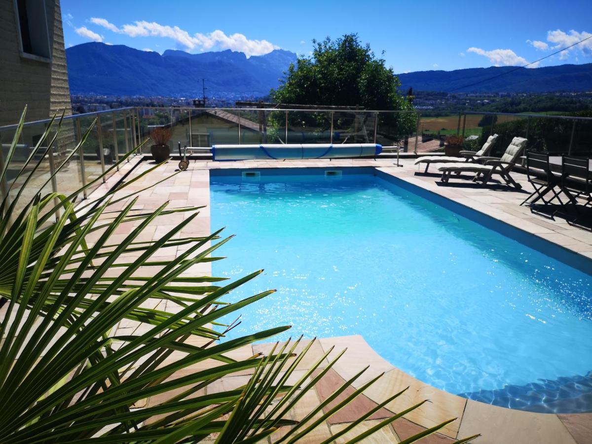 Studio Bellevue Appart Independant Renove 2024 Piscine Parking Proche Centre Annecy Poisy Exterior photo